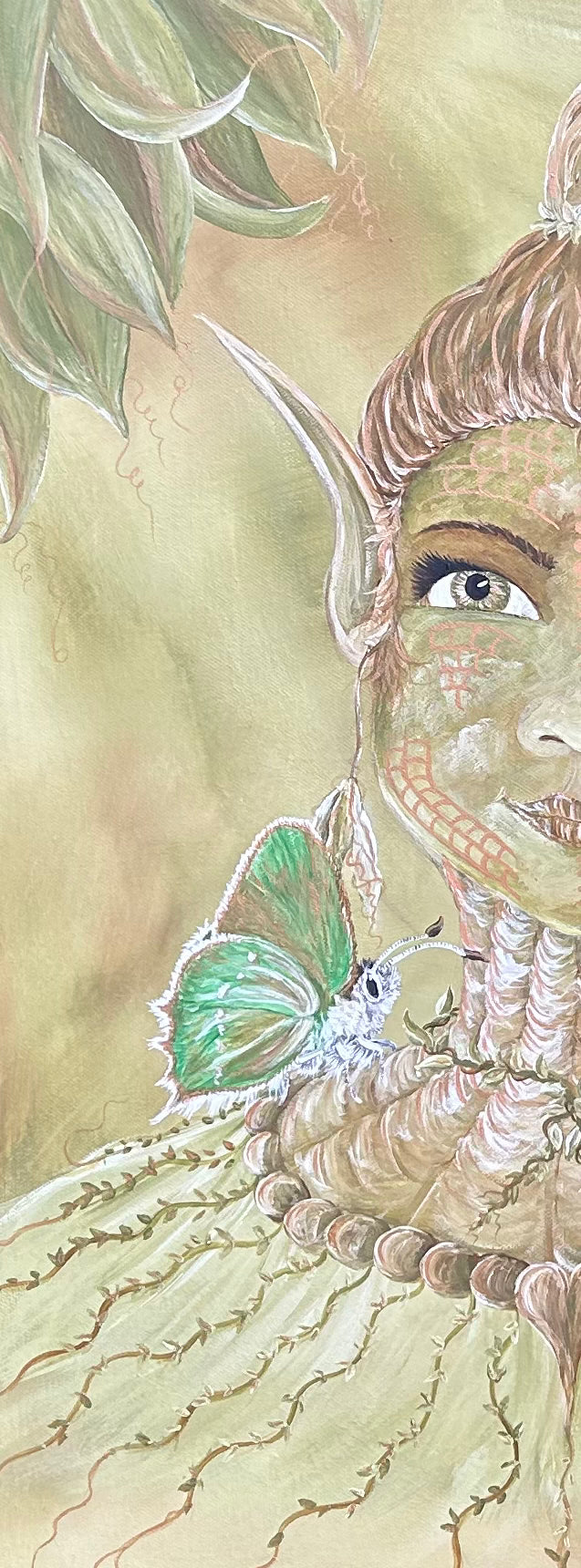 Original Painting Earth Elemental ‘Malaroot’ - Tree Spirit