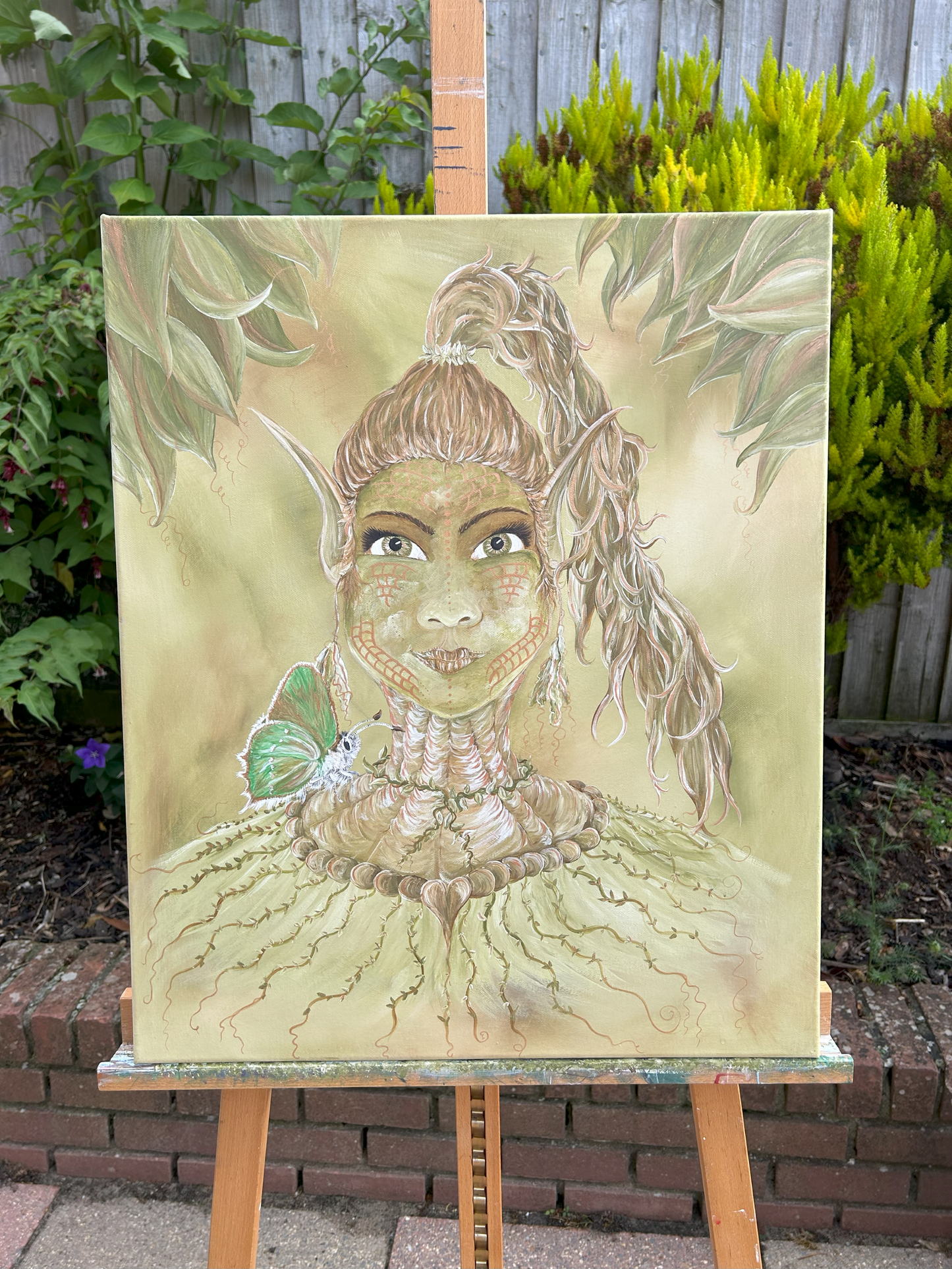 Original Painting Earth Elemental ‘Malaroot’ - Tree Spirit
