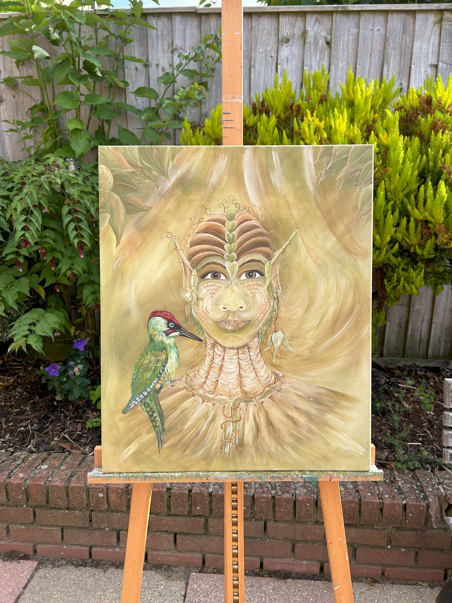 Original Painting Earth Elemental ‘Karoot’ - Tree Spirit SOLD