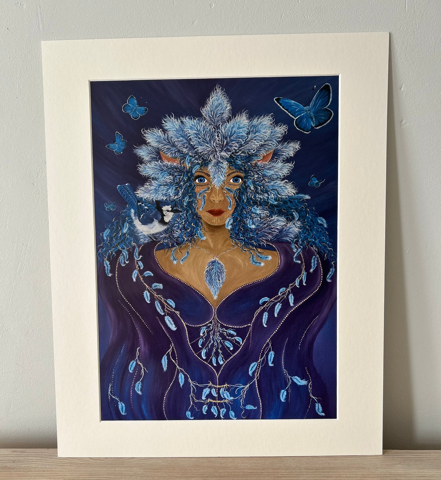‘Rae’ - Humanoid Blue Avian