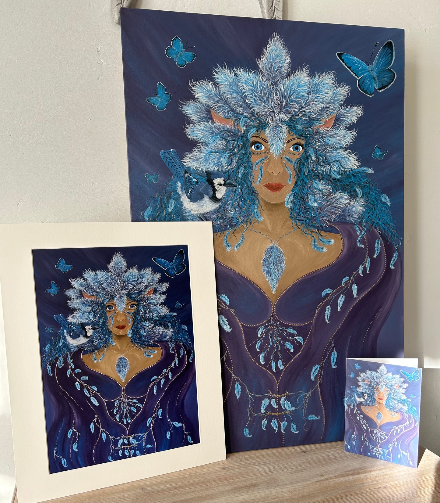 ‘Rae’ - Humanoid Blue Avian