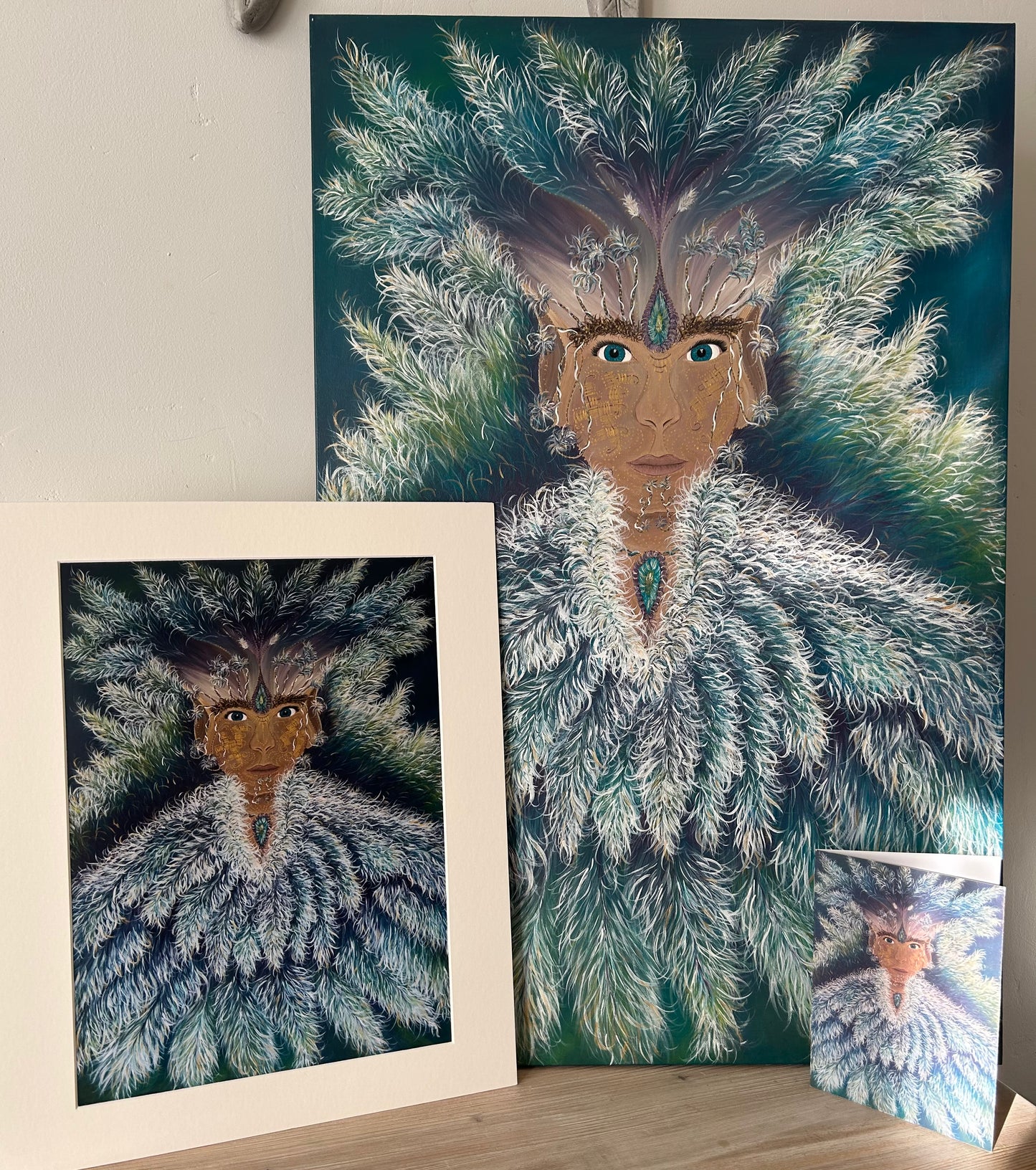 Galactic Elemental - ‘Raja’ - Humanoid Blue Avian