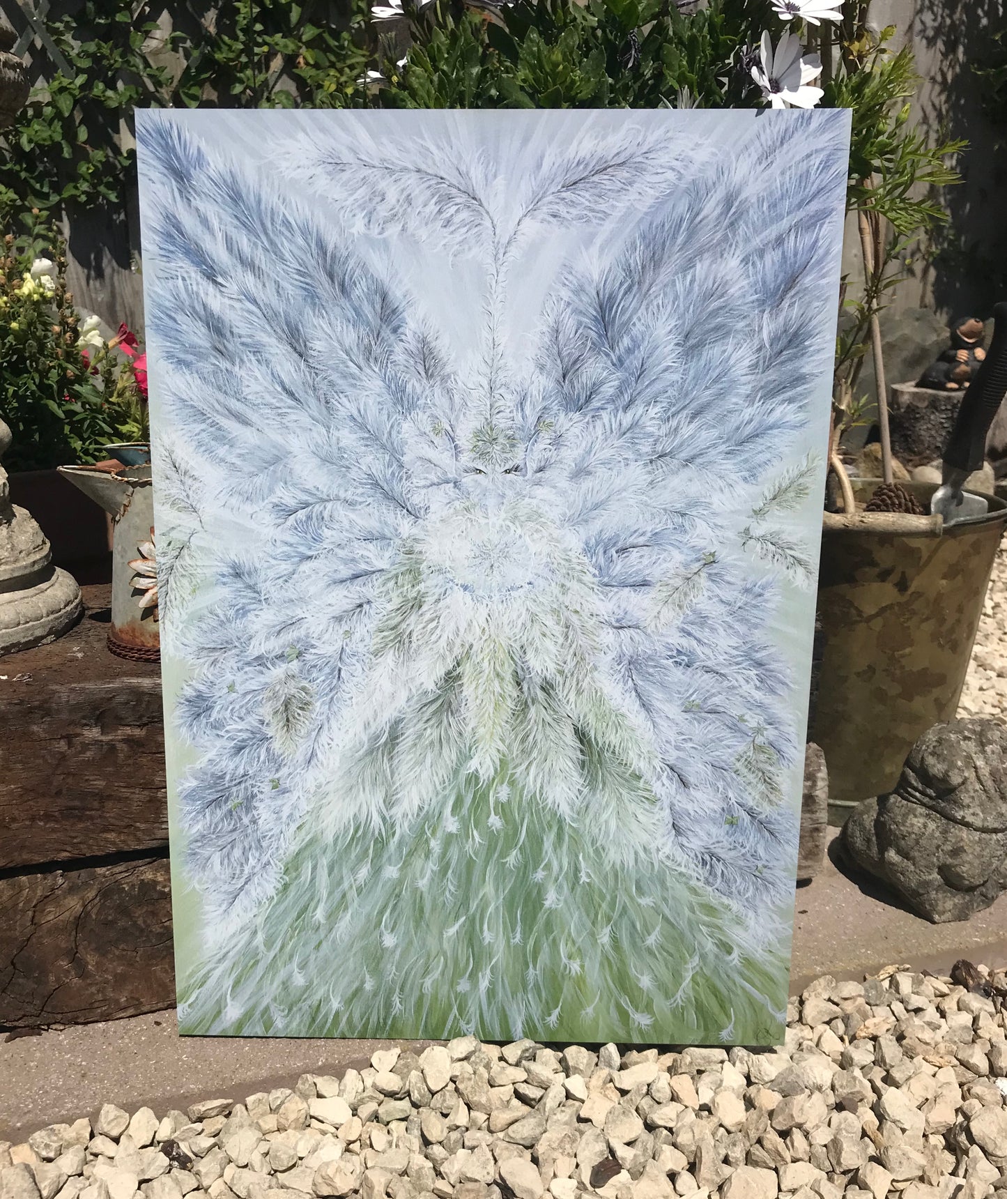 Aluminium Print Air Elemental Violet Flame Fae – Spiritual Connection