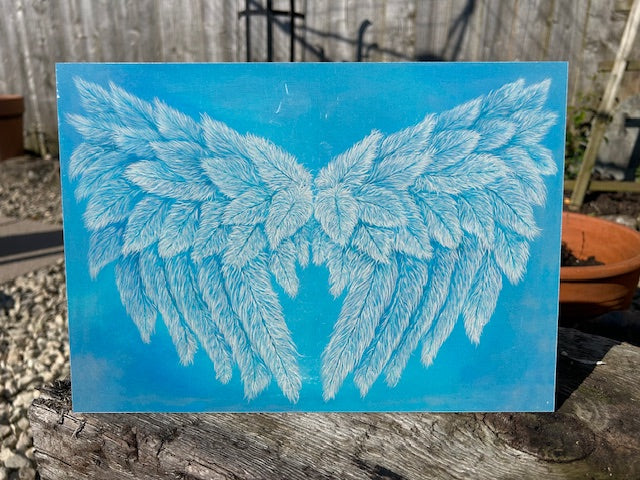 Aluminium Print Wings of the Ocean