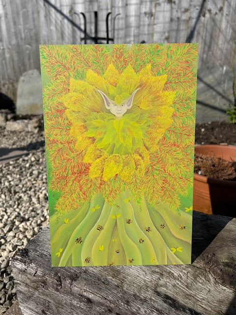 Aluminium Print Earth Elemental ‘Amooka’ – Elder of the Forest