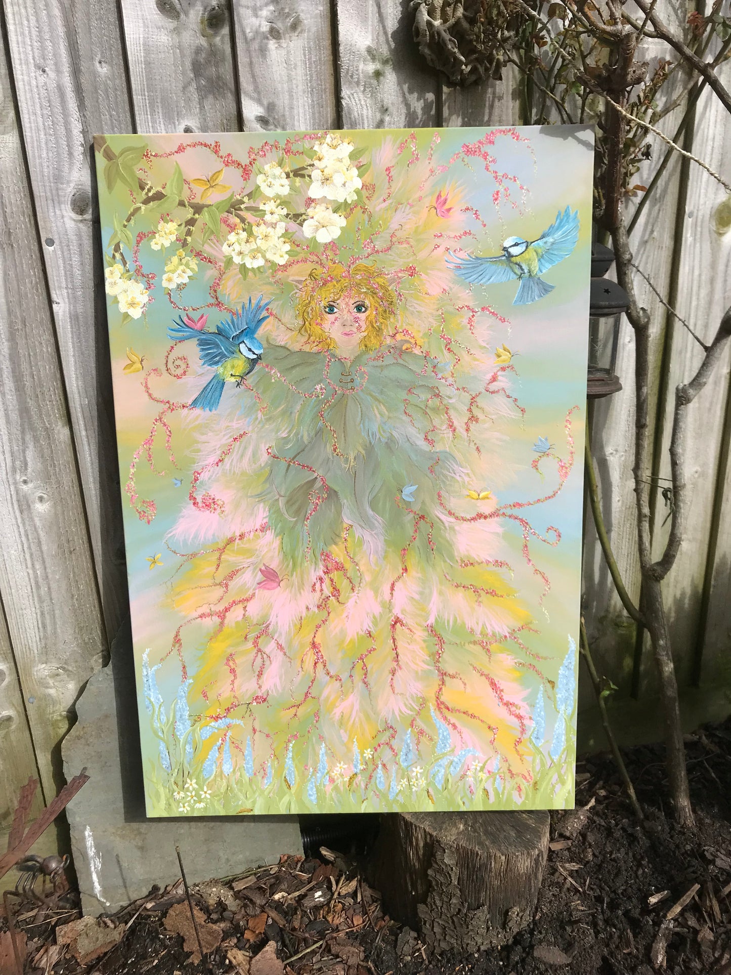 Original Painting Earth Elemental ‘Fae’ – Re-Birth, New Beginnings