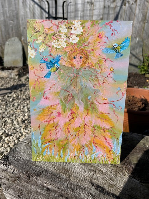 Aluminium Print Earth Elemental ‘Fae’ – Re-Birth, New Beginnings