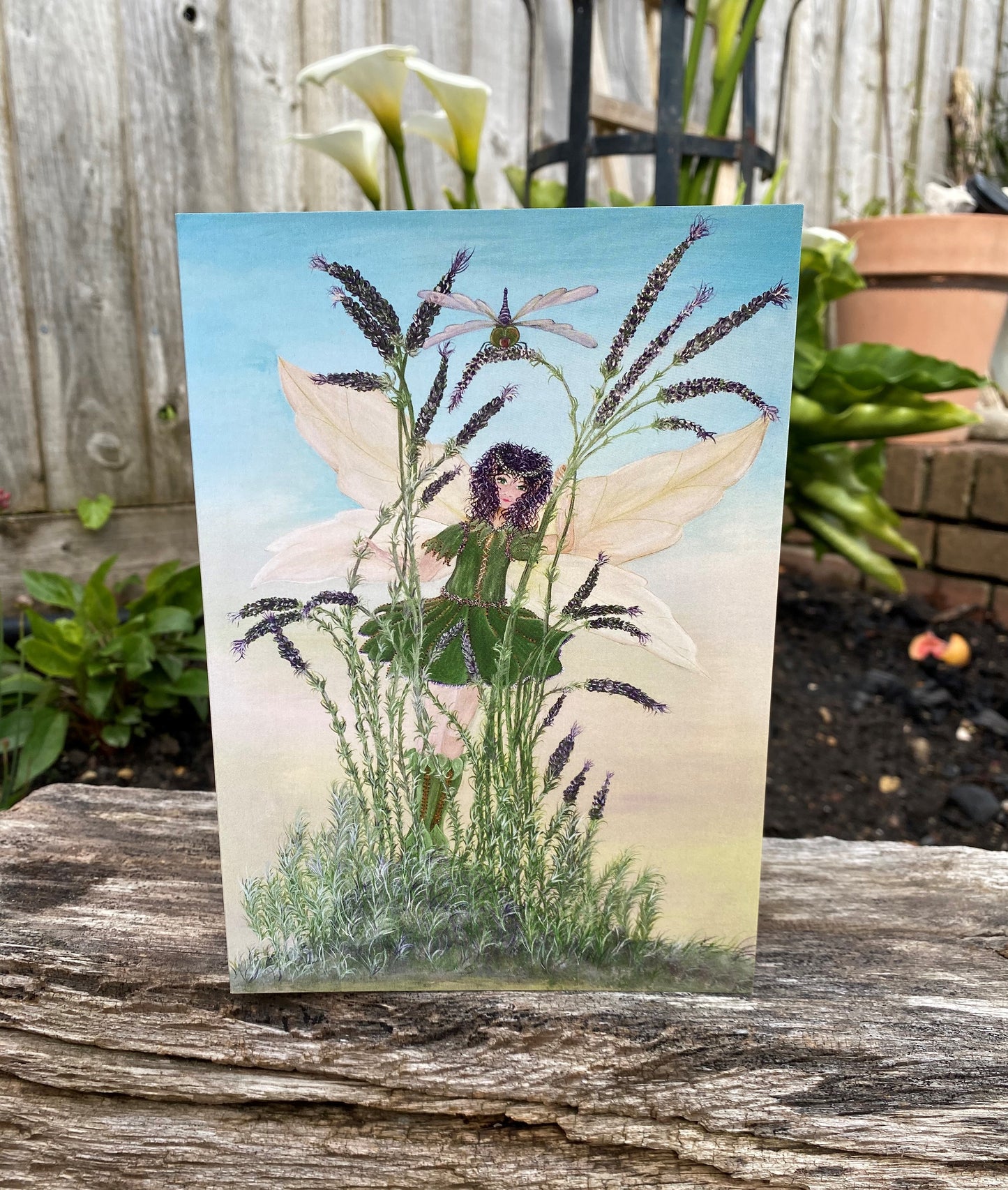 ‘Ava’ Lavender Fae – Helper of the Dragonflies