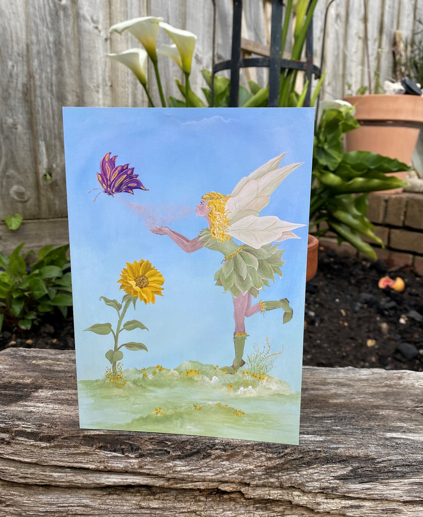 ‘Sunbeam’ – Sunflower Fae – Helper of all insects & Flowers
