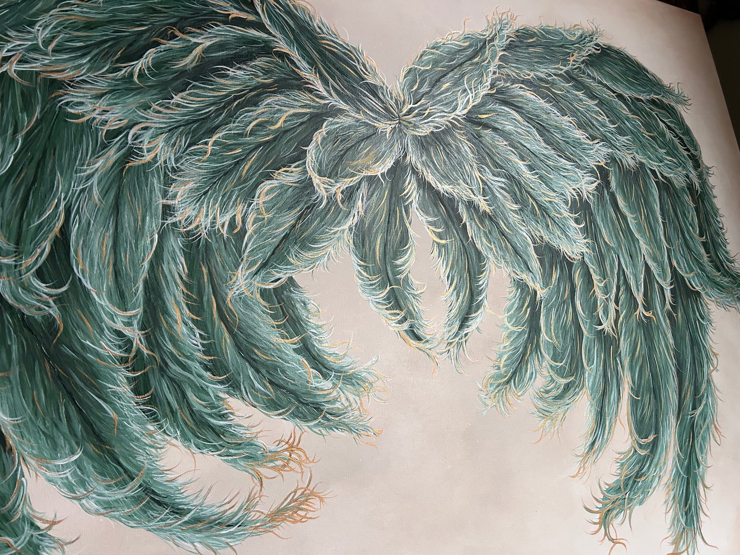 Original Painting Wings of Archangel Raphael