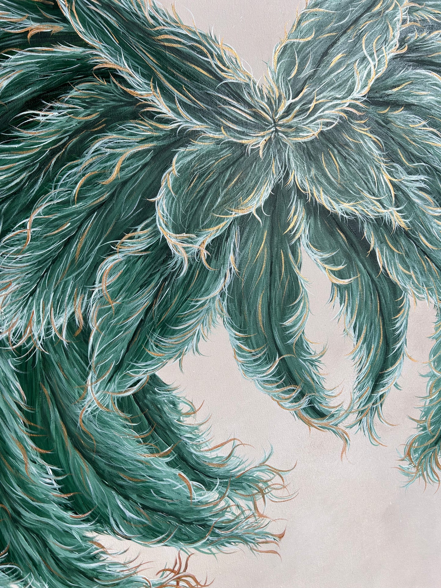Original Painting Wings of Archangel Raphael