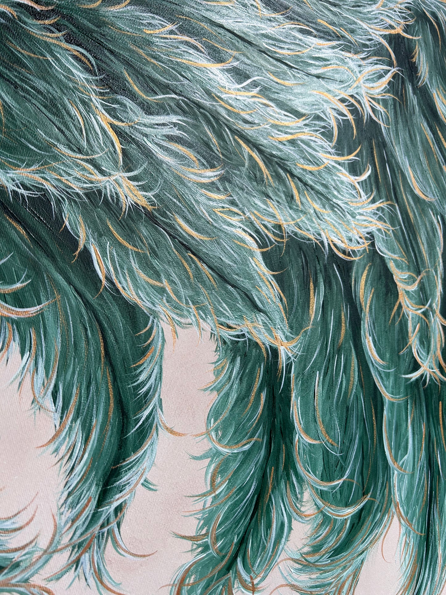 Original Painting Wings of Archangel Raphael