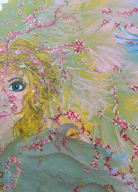 Original Painting Earth Elemental ‘Fae’ – Re-Birth, New Beginnings