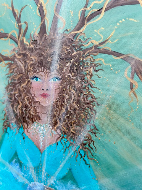 Original Painting Water Elemental Enowa – Love & Light