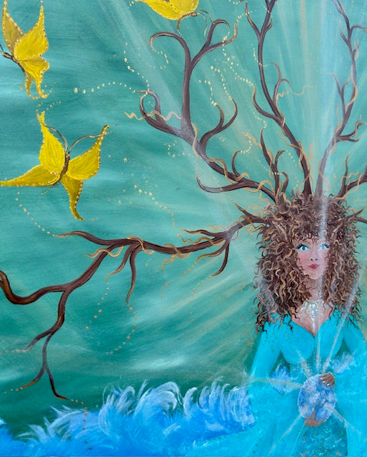 Original Painting Water Elemental Enowa – Love & Light