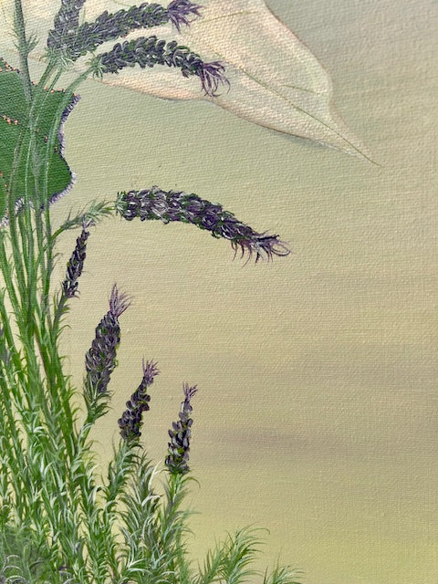 Original Painting ‘Ava’ Lavender Fae – Helper of the Dragonflies
