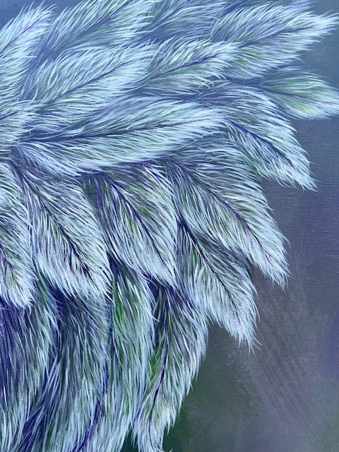 Original Painting Warrior Wings