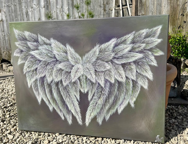 Original Painting Warrior Wings