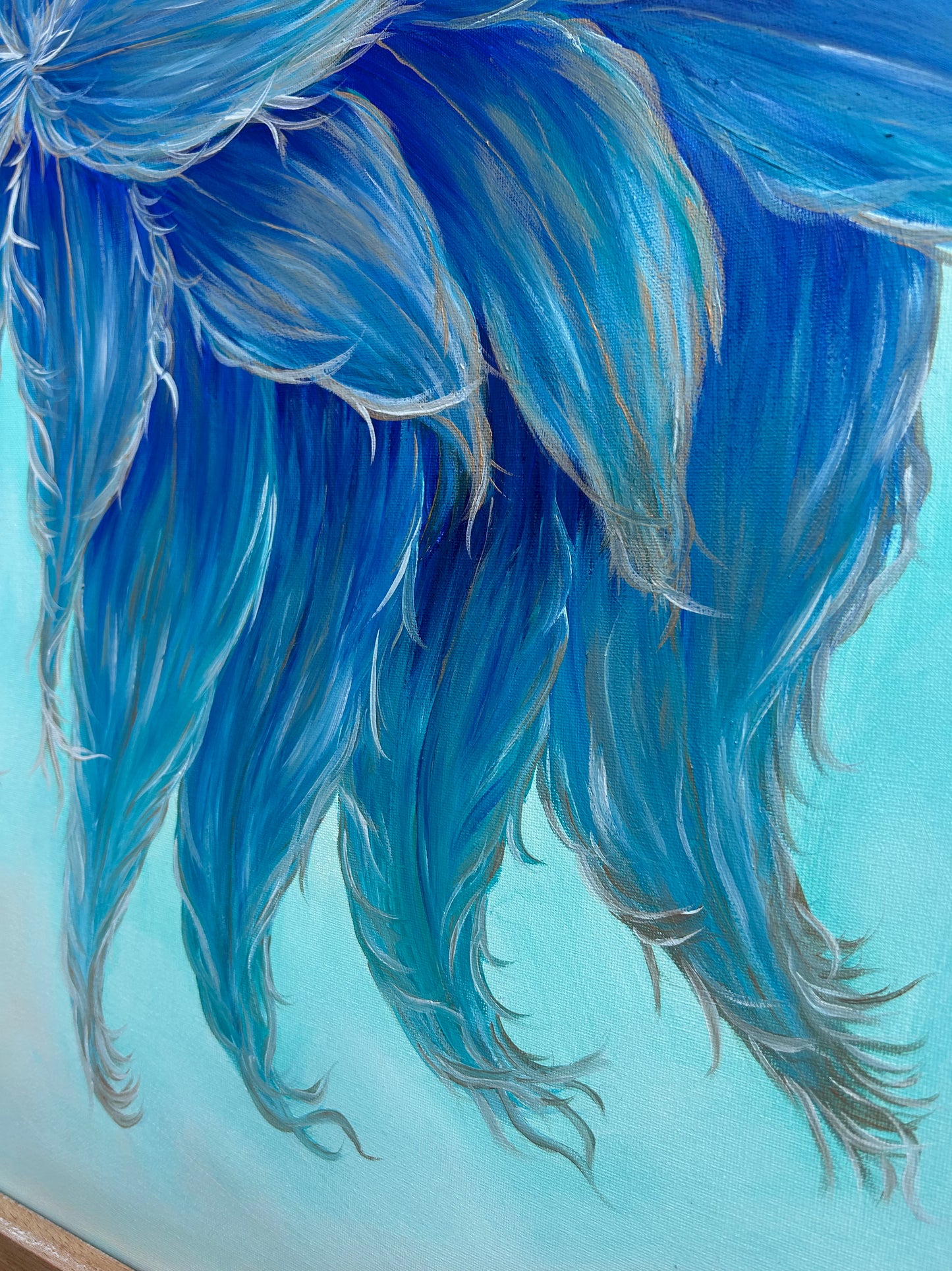 Original Painting 'Wings of a Peacock' SOLD
