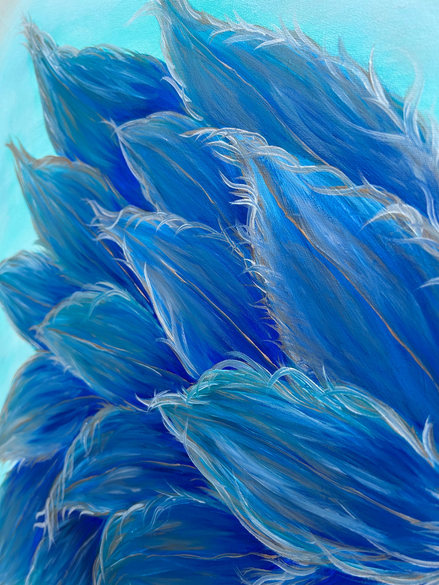 Original Painting 'Wings of a Peacock' SOLD
