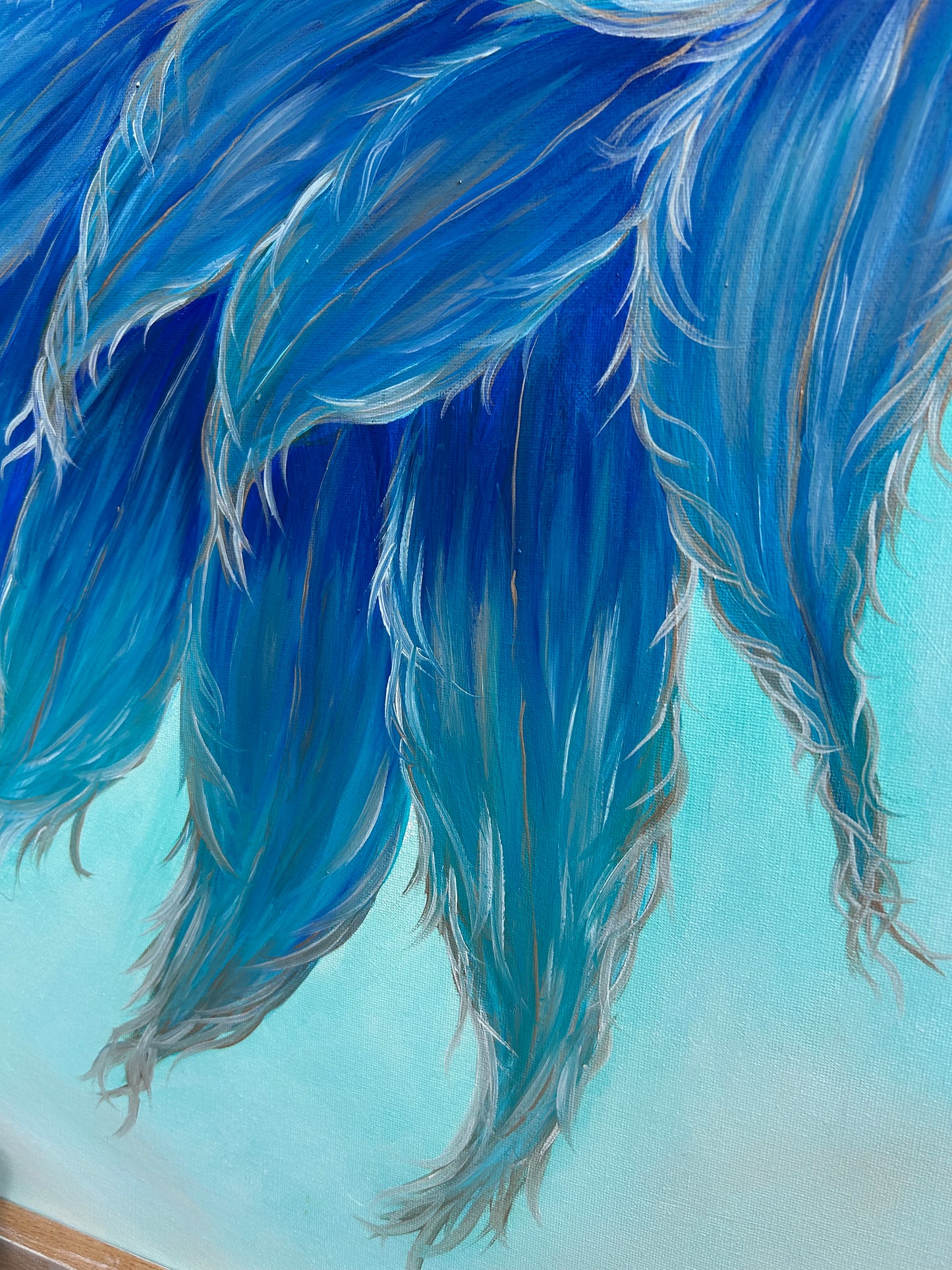 Original Painting 'Wings of a Peacock' SOLD