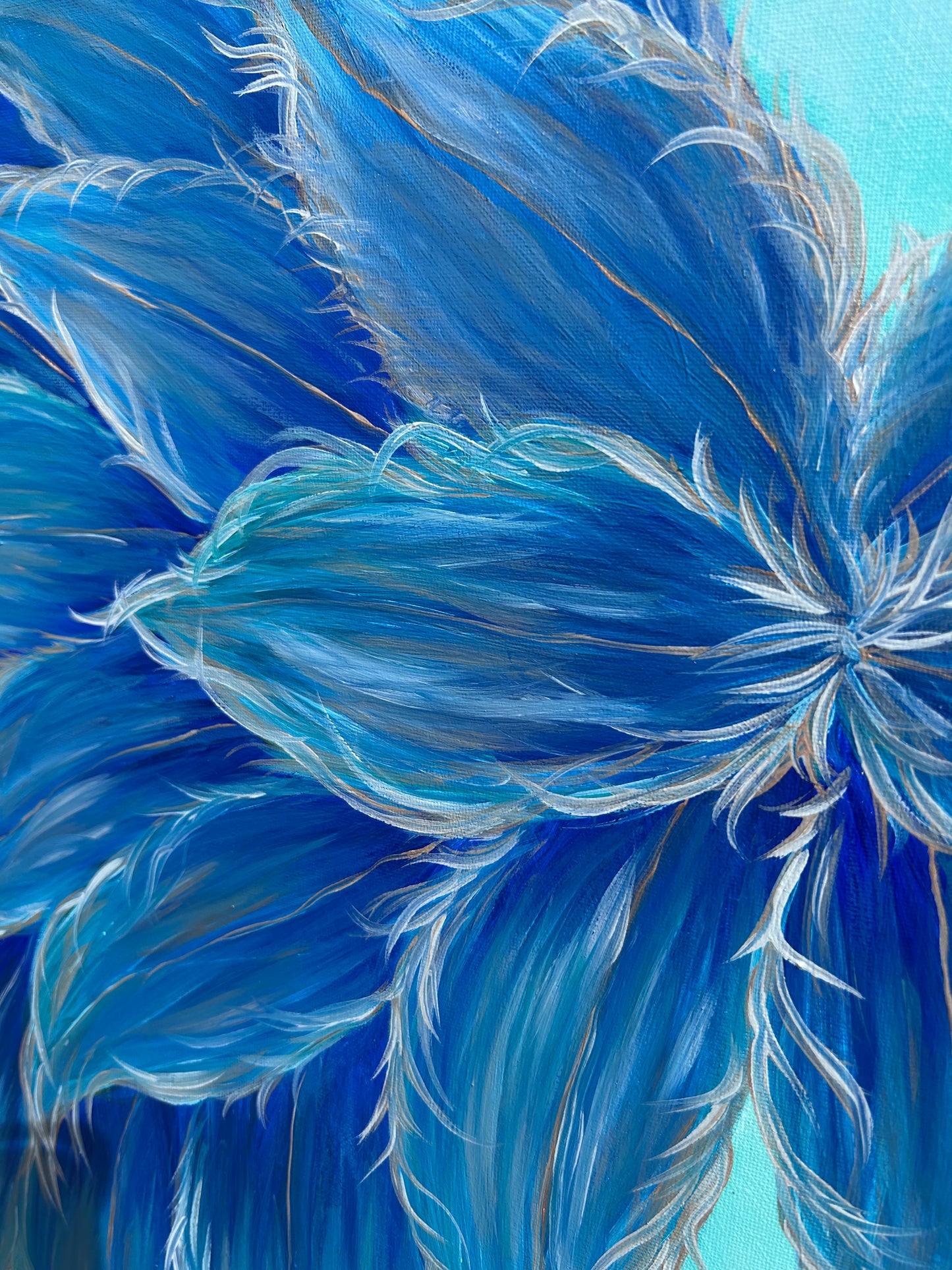 Original Painting 'Wings of a Peacock' SOLD