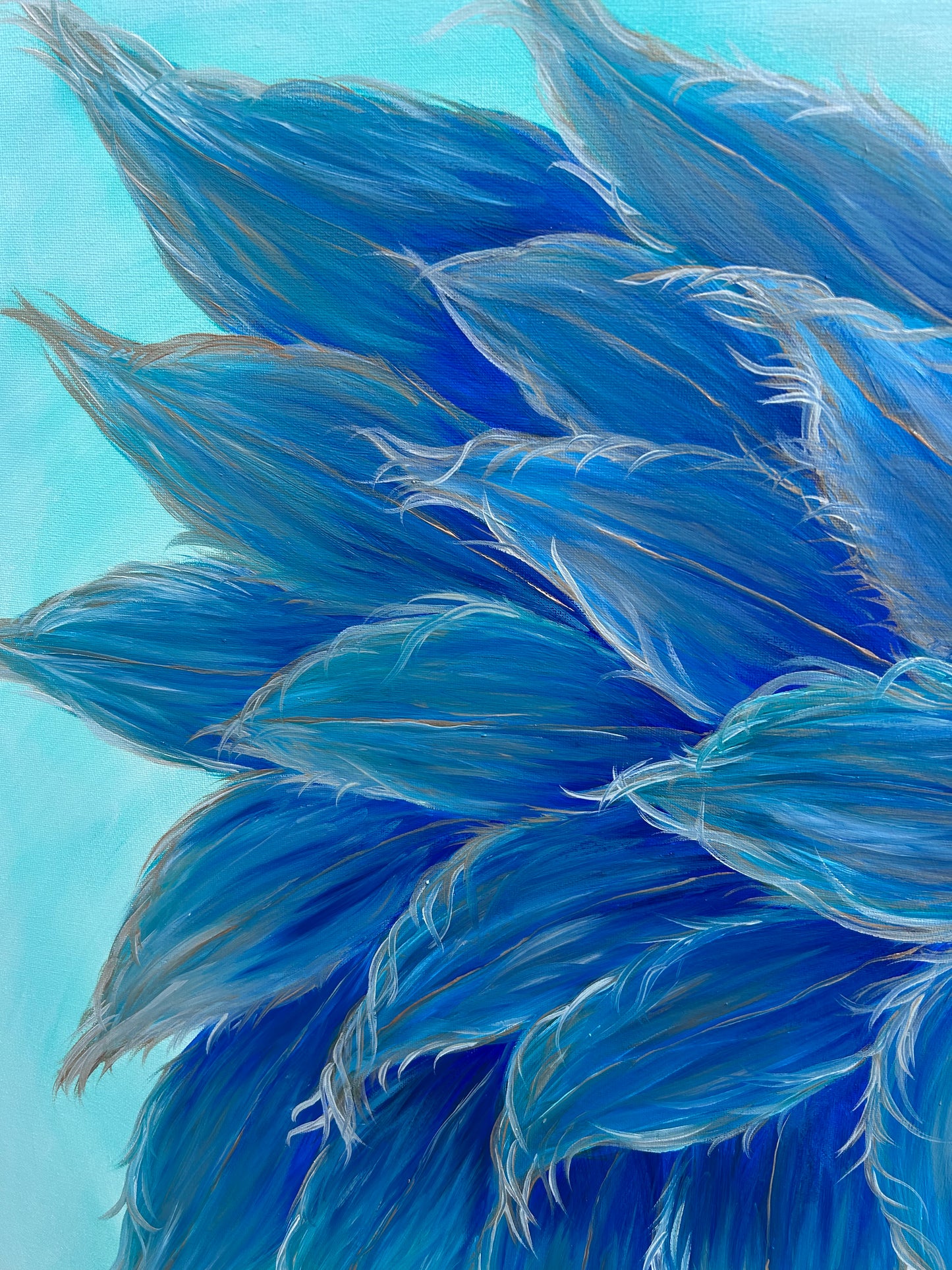 Original Painting 'Wings of a Peacock' SOLD