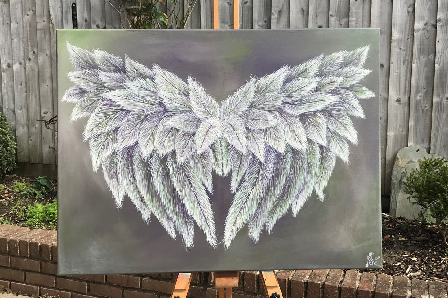 Original Painting Warrior Wings