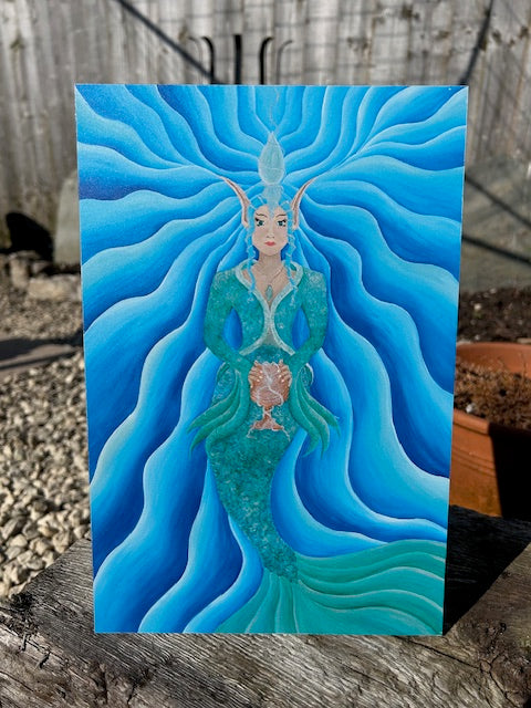 Aluminium Print Water Elemental ‘Nerea’ – Sister to ‘Nerites’