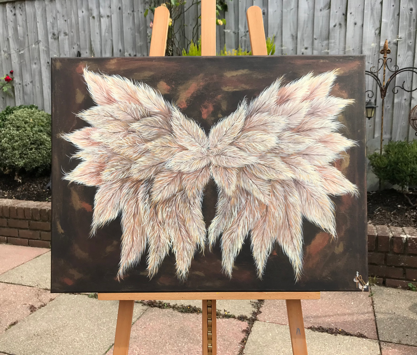 Original Painting Galactic Wings – Universal Love