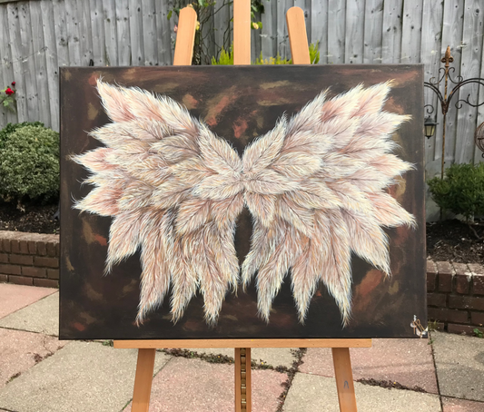 Original Painting Galactic Wings – Universal Love