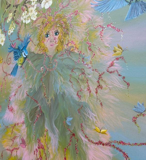 Original Painting Earth Elemental ‘Fae’ – Re-Birth, New Beginnings