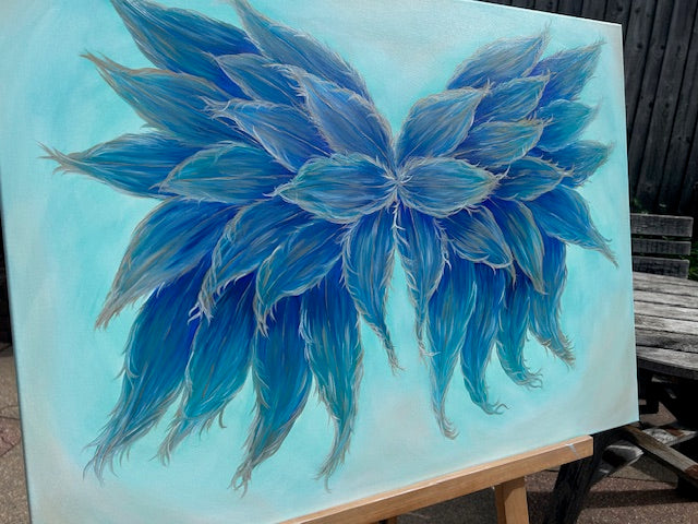 Original Painting 'Wings of a Peacock' SOLD