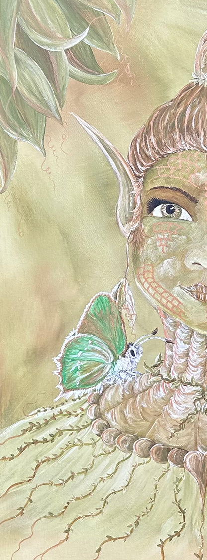 Original Painting Earth Elemental ‘Malaroot’ - Tree Spirit