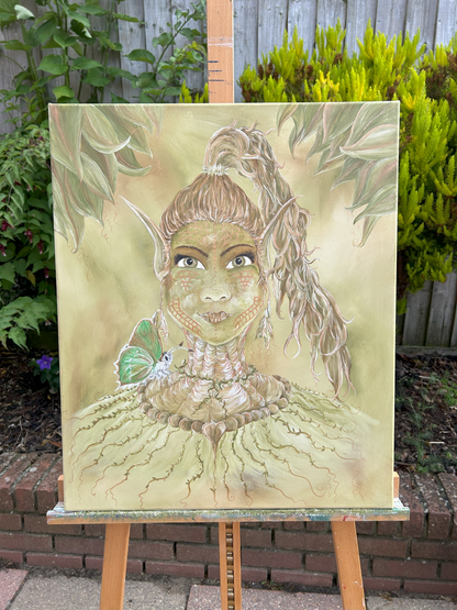 Original Painting Earth Elemental ‘Malaroot’ - Tree Spirit