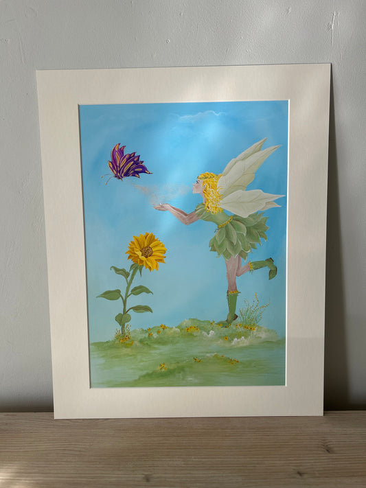 ‘Sunbeam’ – Sunflower Fae – Helper of all insects & Flowers