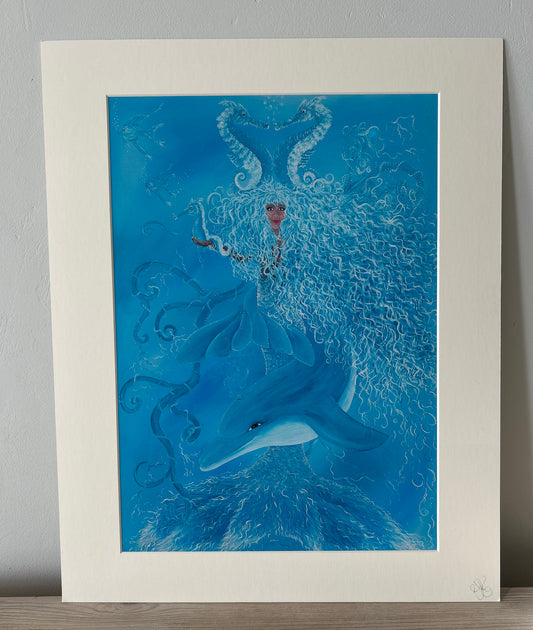Goddess of the Ocean ‘Delphin’ - Leader of the Dolphins