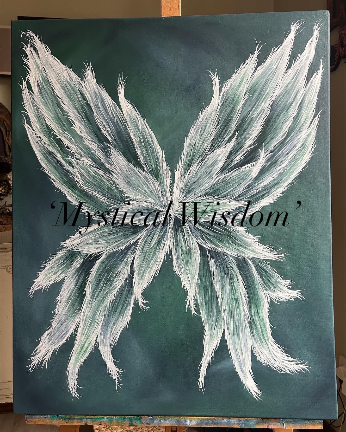 Original Painting 'Wings of Mystical Wisdom'