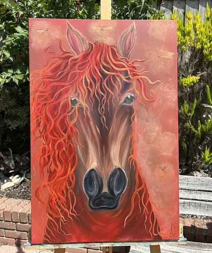 Original Painting 'Fire Horse - Blaze'