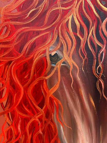 Original Painting 'Fire Horse - Blaze'