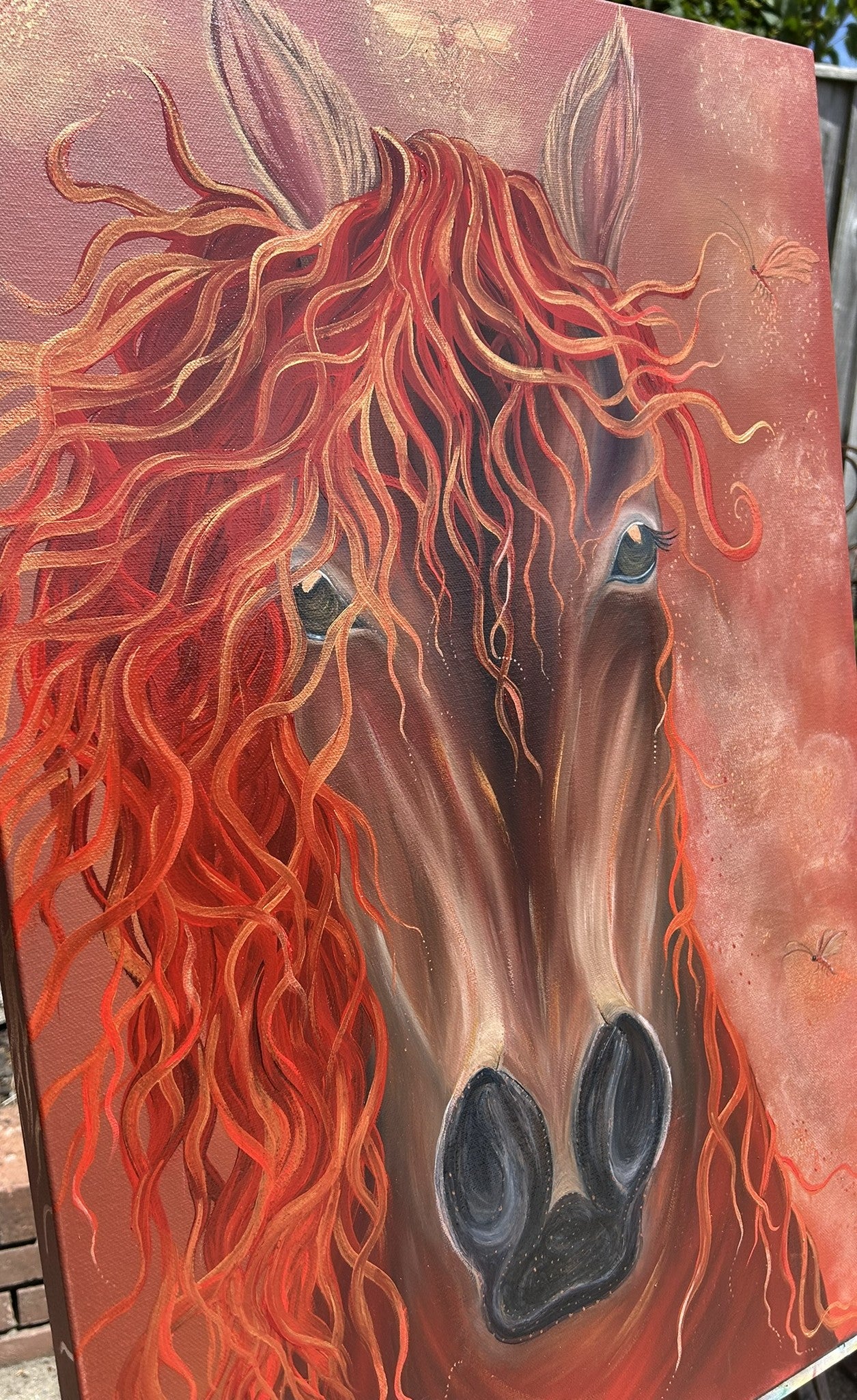 Original Painting 'Fire Horse - Blaze'