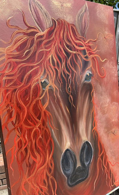Original Painting 'Fire Horse - Blaze'