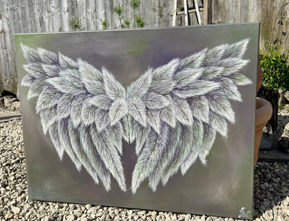 Original Painting Warrior Wings