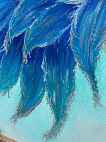 Original Painting 'Wings of a Peacock' SOLD