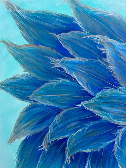 Original Painting 'Wings of a Peacock' SOLD