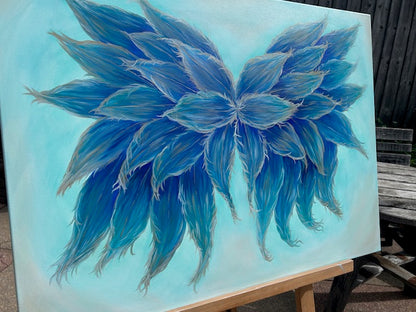 Original Painting 'Wings of a Peacock' SOLD